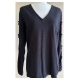 Lilly Pulitzer Black Long Sleeve Top with Bow Detail Lilly Pulitzer Black Long Sleeve Top with Bow Detail