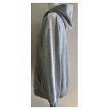 Polo Ralph Lauren Gray Hoodie with White Stripe Sleeves - XL/TG Polo Ralph Lauren Gray Hoodie with White Stripe Sleeves - XL/TG