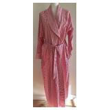 Valentino Intimo for Neiman Marcus Red Striped Robe with Belt Valentino Intimo for Neiman Marcus Red Striped Robe with Belt