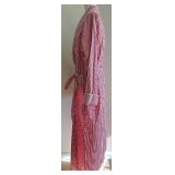 Valentino Intimo for Neiman Marcus Red Striped Robe with Belt Valentino Intimo for Neiman Marcus Red Striped Robe with Belt