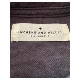 Imogene and Willie Unknownables XS Black Graphic Tee Shirt Imogene and Willie Unknownables XS Black Graphic Tee Shirt
