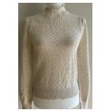 DÔEN Baby Alpaca Silk Cream Knit Sweater, Size Small DÔEN Baby Alpaca Silk Cream Knit Sweater, Size Small