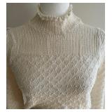 DÔEN Baby Alpaca Silk Cream Knit Sweater, Size Small DÔEN Baby Alpaca Silk Cream Knit Sweater, Size Small