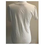 Banner Day Bon Voyage White Linen T-Shirt, Size 1 Banner Day Bon Voyage White Linen T-Shirt, Size 1
