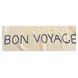 Banner Day Bon Voyage White Linen T-Shirt, Size 1 Banner Day Bon Voyage White Linen T-Shirt, Size 1