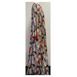 Vintage Natori Kimono Robe with Colorful Figures Design and Zip Up Front Closure - Size M Vintage Natori Kimono Robe with Colorful Figures Design and Zip Up Front Closure - Size M
