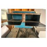 Antique Range with side water Reservoir 119cr. Blue Chome Antique Range with side water Reservoir 119cr. Blue Chome