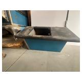 Antique Range with side water Reservoir 119cr. Blue Chome Antique Range with side water Reservoir 119cr. Blue Chome