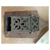 Antique Cast iron Match Holder Antique Cast iron Match Holder