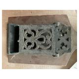 Antique Cast iron Match Holder Antique Cast iron Match Holder