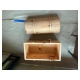 Wooden box lid needs to be attached Wooden box lid needs to be attached