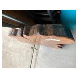 Large Wooden Slab Wood - 4 1/2 thick - 52" x 42" Cleared Large Wooden Slab Wood - 4 1/2 thick - 52" x 42" Cleared