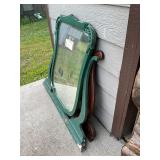 Vintage Dresser mirror & 2 -wooden brackets Vintage Dresser mirror & 2 -wooden brackets