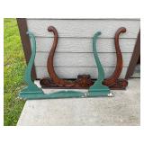 Vintage Dresser mirror & 2 -wooden brackets Vintage Dresser mirror & 2 -wooden brackets