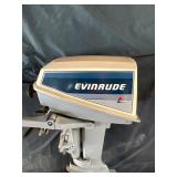 Evinrude Motor / Pulls over, Nice shape -Model E8RCOB Evinrude Motor / Pulls over, Nice shape -Model E8RCOB
