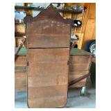 Vintage wooden dresser and mirror Vintage wooden dresser and mirror