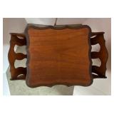 Wooden End Table / Magazine rack Wooden End Table / Magazine rack