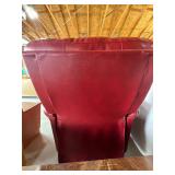 Leather Red Power Recliner, Electric Leather Red Power Recliner, Electric