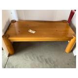 Wooden end table (Pine) (Matches Lot 49) Wooden end table (Pine) (Matches Lot 49)
