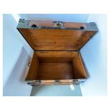 Antique Wood Trunk / Steamer trunk Antique Wood Trunk / Steamer trunk