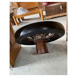 Antique wire wheel & tire Antique wire wheel & tire