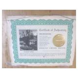 (A-4) Framed Signed Collector Editi... (A-4) Framed Signed Collector Editi...