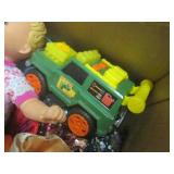 (F-2) Box of Misc Toys and Dolls... (F-2) Box of Misc Toys and Dolls...