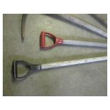 (F-2) 2 Vintage Pick Axes and 2 Han... (F-2) 2 Vintage Pick Axes and 2 Han...
