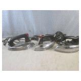 (BSB) 3 Vintage Electric Irons... (BSB) 3 Vintage Electric Irons...
