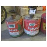 (EW4) 4 Vintage Gas/Oil Cans ... (EW4) 4 Vintage Gas/Oil Cans ...