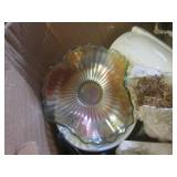 (EW5) Assorted Figures, Clock, 2 Wo... (EW5) Assorted Figures, Clock, 2 Wo...