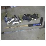 (CS) 2 Hockey Sticks, Pair of Ice S... (CS) 2 Hockey Sticks, Pair of Ice S...