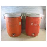 (EW6) 2 Rubbermaid 5-Gallon Beverag... (EW6) 2 Rubbermaid 5-Gallon Beverag...