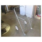 (EW1) Vintage Folding Metal Shoppin... (EW1) Vintage Folding Metal Shoppin...