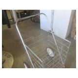 (EW1) Vintage Folding Metal Shoppin... (EW1) Vintage Folding Metal Shoppin...