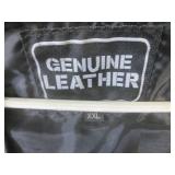(FRNT) New Genuine Leather Vest Siz... (FRNT) New Genuine Leather Vest Siz...