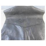 (FRNT) New Genuine Leather Vest Siz... (FRNT) New Genuine Leather Vest Siz...