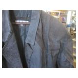 (FRNT) 188 West Leather Trench Coat... (FRNT) 188 West Leather Trench Coat...