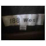 (FRNT) 188 West Leather Trench Coat... (FRNT) 188 West Leather Trench Coat...