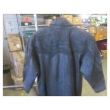 (FRNT) 188 West Leather Trench Coat... (FRNT) 188 West Leather Trench Coat...
