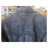 (FRNT) 188 West Leather Trench Coat... (FRNT) 188 West Leather Trench Coat...