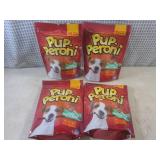 (B-1) 4 Bags of Pup-Peroni Lean Bee... (B-1) 4 Bags of Pup-Peroni Lean Bee...