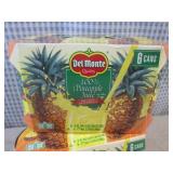 (B-2) 2 6-Packs Del Monte 100% Pine... (B-2) 2 6-Packs Del Monte 100% Pine...