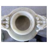 Jadeite Tripod Censer and Cover