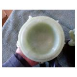 Jadeite Tripod Censer and Cover