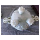 Jadeite Tripod Censer and Cover