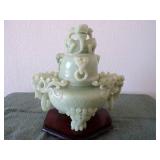 Jadeite Tripod Censor and Cover