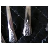 Vintage Oneida Silverware Set in Original Wood Case