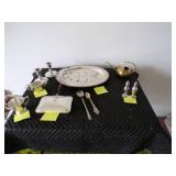 Misc. Silver Items & a pot