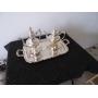 Vintage Oneida USA Silver Tray Coffee & Tea Set Complete
